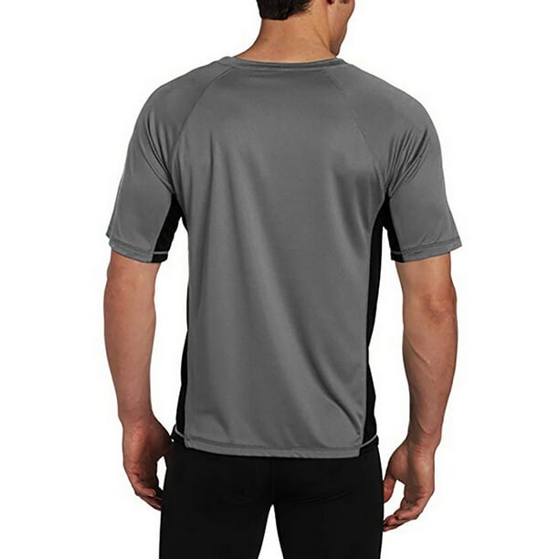 Fashionhe Mens Pure Color Splice Tops Button Slim Casual Tees Lapel Short Sleeve Shirt Fashionhe Mens Pure Color Splice Tops Button Slim Casual Tees Lapel Short Sleeve Shirt